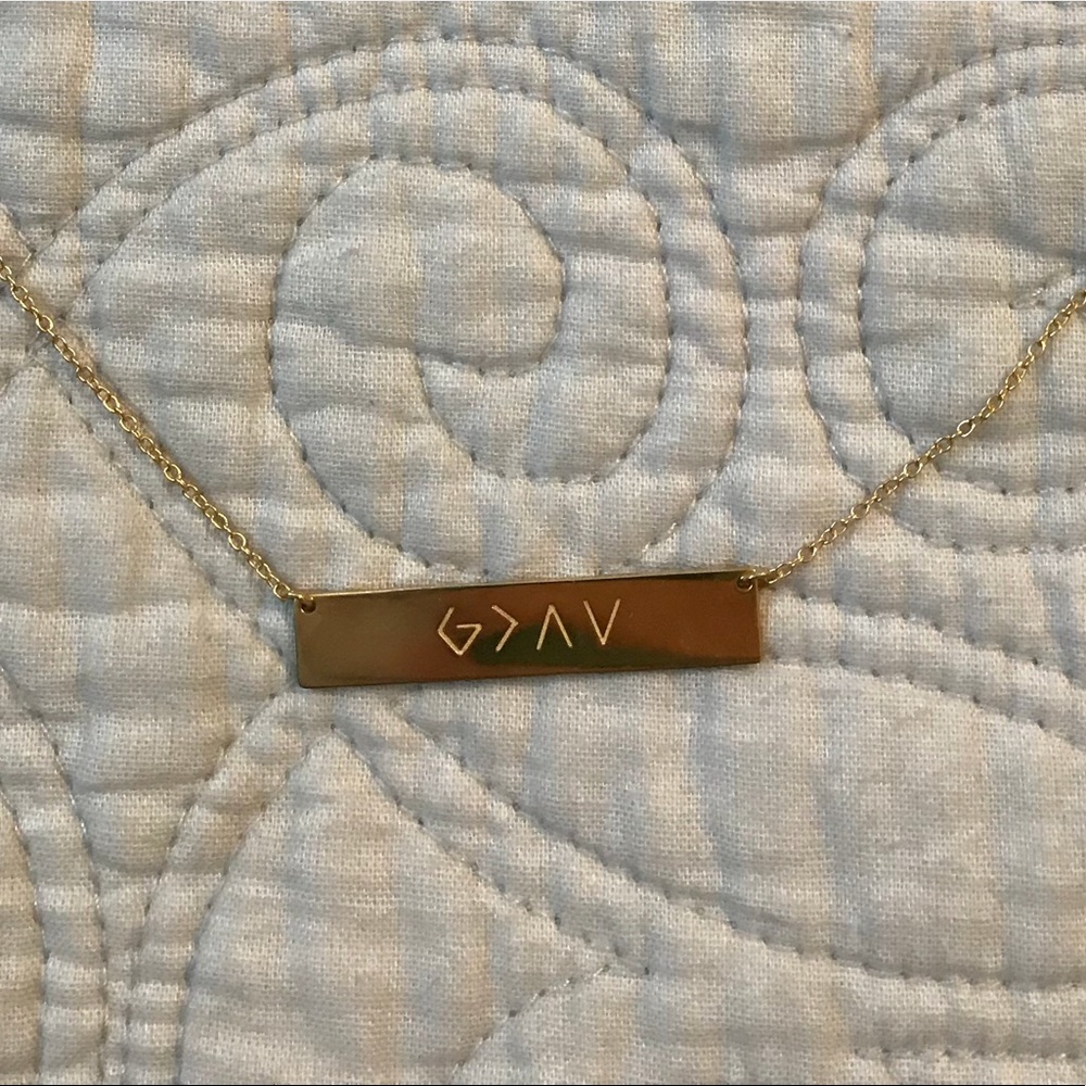God is Greater Necklace